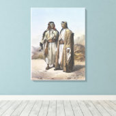 Toile Un mahazi et un bédouin de Soualeh, illustration d (Insitu (Plancher de Bois))