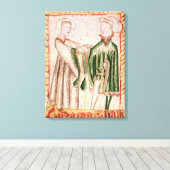 Toile Un mariage (Insitu (Plancher de Bois))