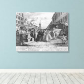 Toile Un Mariage de flotte, 1747 (Insitu (Plancher de Bois))