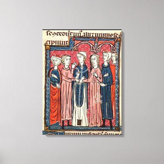 Toile Un mariage, des Décrets de Gratien (Recto)