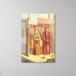 Toile Un mariage juif, gravé par Charles Parsons, 18 ans