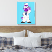 Toile Un marin de la marine Pachycephalosaurus Dinosaur. (Insitu(Chambre))