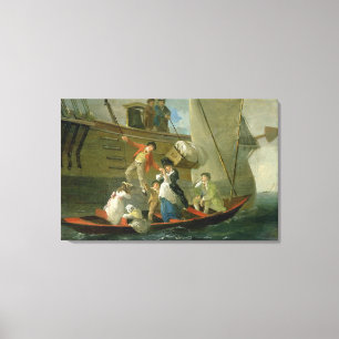 Toile Un marin marié adieu, c.1800 (huile sur le
