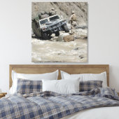 Toile Un Marine américain guide le conducteur d'un Humve (Insitu(Chambre))