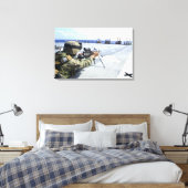 Toile Un Marine américain réglant son arme (Insitu(Chambre))