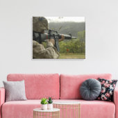 Toile Un Marine effectue des exercices (Insitu(Salon))