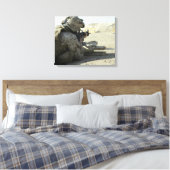 Toile Un Marine lance un fusil de service M16A2 (Insitu(Chambre))