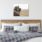 Toile Un Marine tire le M-32 (Insitu(Chambre))