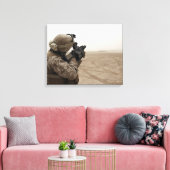 Toile Un Marine tire le M-32 (Insitu(Salon))