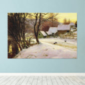 Toile Un matin d'hiver (Insitu (Plancher de Bois))