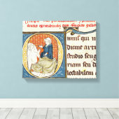 Toile Un médecin diagnostique un patient (Insitu (Plancher de Bois))