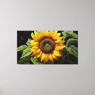 Toile Un moment d'or Sunflower Illustration numérique