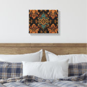 Toile un motif de fleurs colorées (Insitu(Chambre))