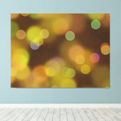 Toile Un Motif de Noël d'or sur Fawn Brown (Insitu (Plancher de Bois))