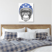 Toile Un motocycliste Chimpanzé (Insitu(Chambre))