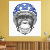 Toile Un motocycliste Chimpanzé (Insitu(Salon))