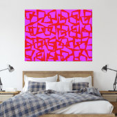 Toile Un mur de modernisme d'un quart de siècle (Insitu(Chambre))