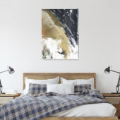 Toile Un mur de poussière tendu du nord du Queensla (Insitu(Chambre))