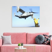 Toile Un MV-22 Osprey lance le USS Nassau (Insitu(Salon))