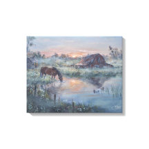 Un nouveau jour - Peinture de cheval