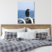 Toile Un oiseau noir sur le ferry (Insitu(Chambre))