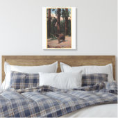 Toile Un ours Brown dans les bois (Insitu(Chambre))