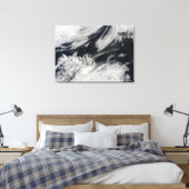 Toile Un panache gris pâle souffle du sommet (Insitu(Chambre))