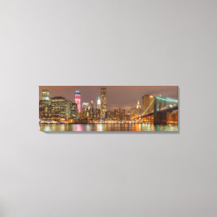 Toile Un panorama de l'horizon de New York City