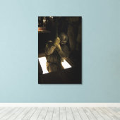 Toile Un pararescueman de l'US Air Force commence sa des (Insitu (Plancher de Bois))