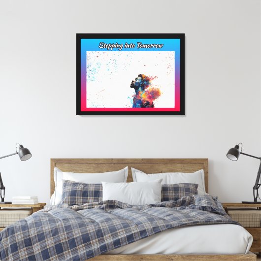 Toile Un pas vers demain (Insitu(Chambre))