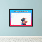 Toile Un pas vers demain (Insitu (Plancher de Bois))