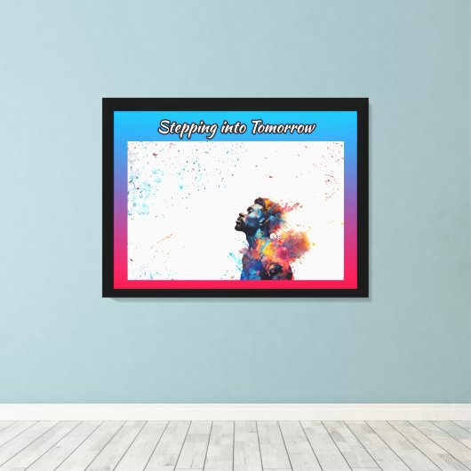 Toile Un pas vers demain (Insitu (Plancher de Bois))