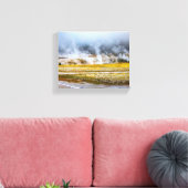 Toile Un paysage de Geyser de Yellowstone (Insitu(Salon))