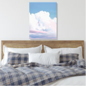 Toile Un paysage de nuages roses (Insitu(Chambre))