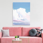 Toile Un paysage de nuages roses (Insitu(Salon))