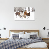 Toile Un paysage hivernal de course (Insitu(Chambre))
