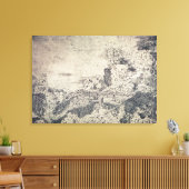 Toile Un paysage rocheux (gravure) (Insitu(Salon))