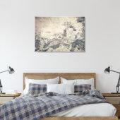 Toile Un paysage rocheux (gravure) (Insitu(Chambre))