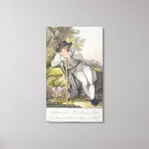 Toile Un paysan de la vallée de Tesino au Tyrol, d'une