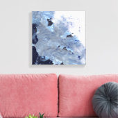 Toile Un petit champ de glaciers entoure la baie de Baff (Insitu(Salon))