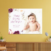 Toile Un petit citrouille chute violet pêche photo d'ann (Insitu(Salon))