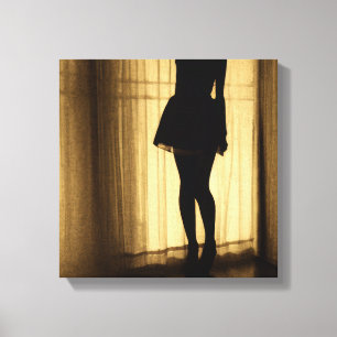 Toile Un petit vœu tissé par une faible lumière