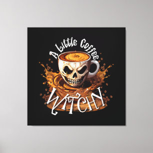 Toile Un peu de sorcellerie caféinée