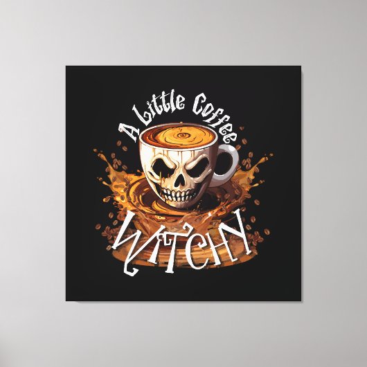 Toile Un peu de sorcellerie caféinée (Recto)