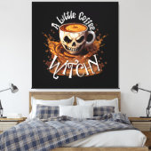 Toile Un peu de sorcellerie caféinée (Insitu(Chambre))