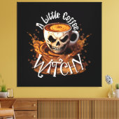 Toile Un peu de sorcellerie caféinée (Insitu(Salon))