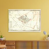 Toile Un Plan De La Propriété Du Hampton Normal (Insitu(Salon))