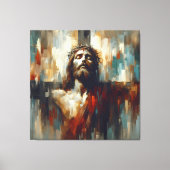 Toile Un portrait de l'endurance de Jésus-Christ (Recto)