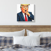 Toile Un président qui détient les Libs (Insitu(Chambre))
