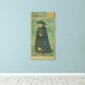 Toile Un prêtre jésuite, inscrit en persan : 'Jahangir S (Insitu (Plancher de Bois))